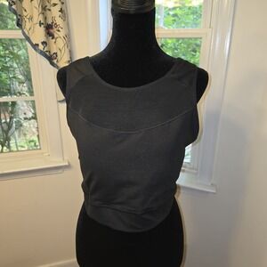 Old Navy Active Go-dry‎ Sports Bra Black Womens Size 2XL Cross Back Straps